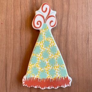 Coton Colors Birthday Hat Mini Plaque